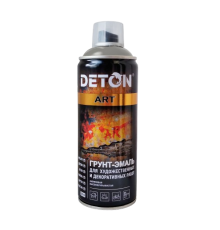 DETON ART - Primer-enamel - Gray - Aerosol, 520 ml