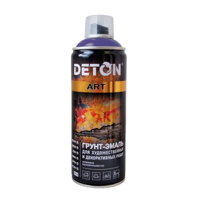 Deton DETON ART - Primer-enamel - Blue-violet - Aerosol, 520 ml DTN-A70686 – buy online | carpaint.kz