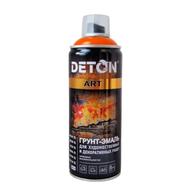 Deton DETON ART - Primer-enamel - Pumpkin - Aerosol, 520 ml DTN-A70669 – buy online | carpaint.kz