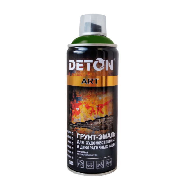 Deton DETON ART - Primer-enamel - Green pine - Aerosol, 520 ml DTN-A70671 – buy online | carpaint.kz