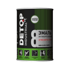 RAL-8017 DETOP No. 8 - 耐候高光珐琅 - 巧克力棕色，0.75l