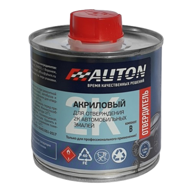 Авто эмаль 2K акрил авто эмаль AUTON, 601 қара ATN-P07377-085 – сатып алу | Auton | carpaint.kz