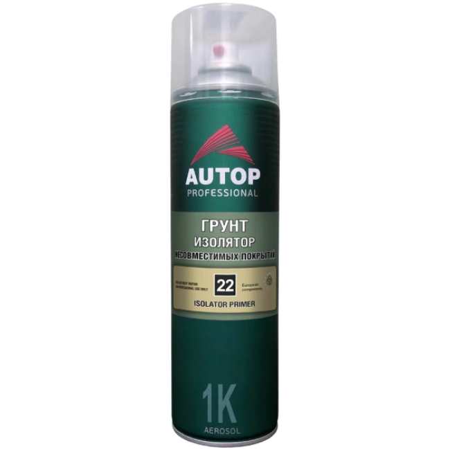 AUTOP No 22 - үйлесімсіз жабындарға арналған праймер-оқшаулағыш - Құм - аэрозоль, 650 мл АТР-А07825 – сатып алу | Autop | carpaint.kz