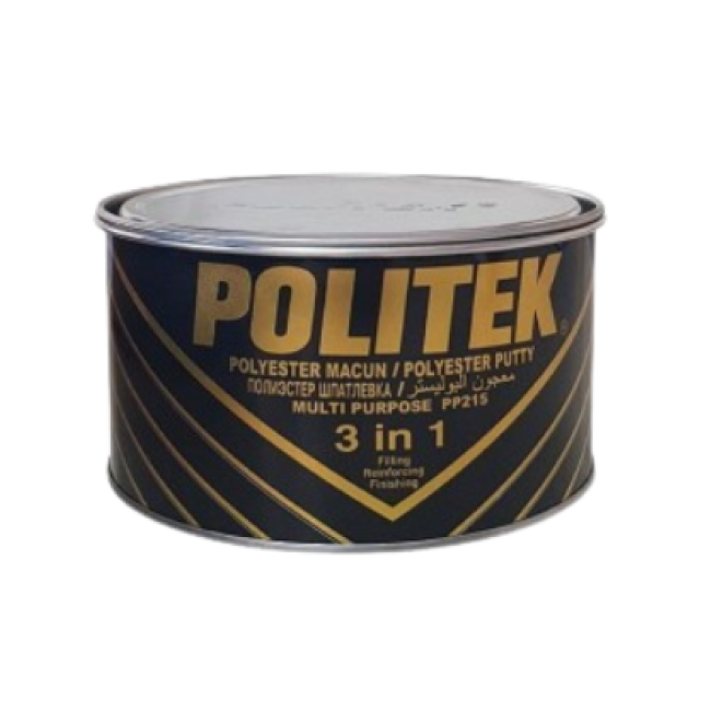 Полиэфир шпаклевкасы POLITEK 3 IN 1 ПОЛИЭСТЕР ШАБАК (ЖАСЫЛ ЖАЛМЫЗ) 2500г PP215-2500 – сатып алу | Politek | carpaint.kz