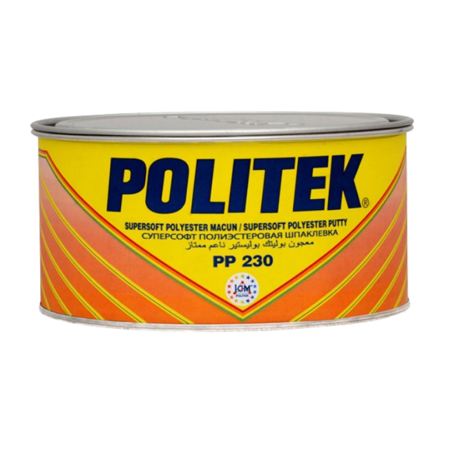 POLITEK Полиэфирная шпаклевка суперсофт 1800гр. PP 230-1800-Super W – купить | Politek | carpaint.kz