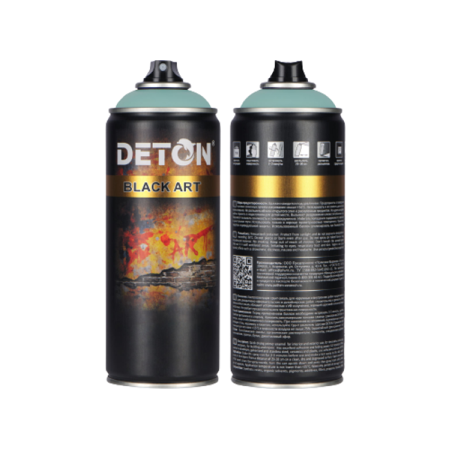 Deton 用于艺术和装饰作品的底漆珐琅 DETON ART，夜光绿色，气雾剂 520 毫升 DTN-A07694 图片 | carpaint.kz