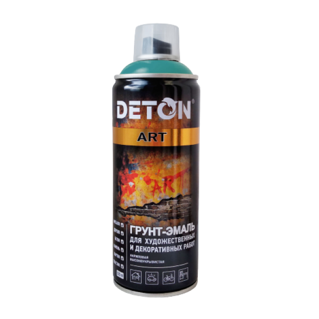 Deton 用于艺术和装饰作品的底漆珐琅 DETON ART，天蓝色，气雾剂 520 毫升 DTN-A70683 图片 | carpaint.kz