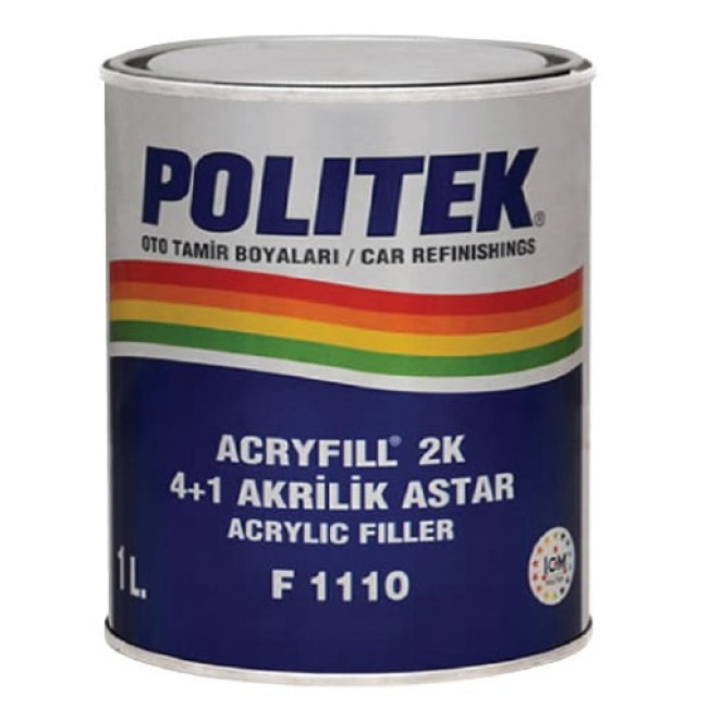 Politek Politek 丙烯酸底漆 2K 4+1 套 0.75l.+0.25l 2k41 图片 | carpaint.kz