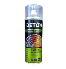 RAL 1021  DETON UNIVERSAL - Эмаль акриловая - Рапсово-желтый, быстросохнущая, аэрозоль 520 мл