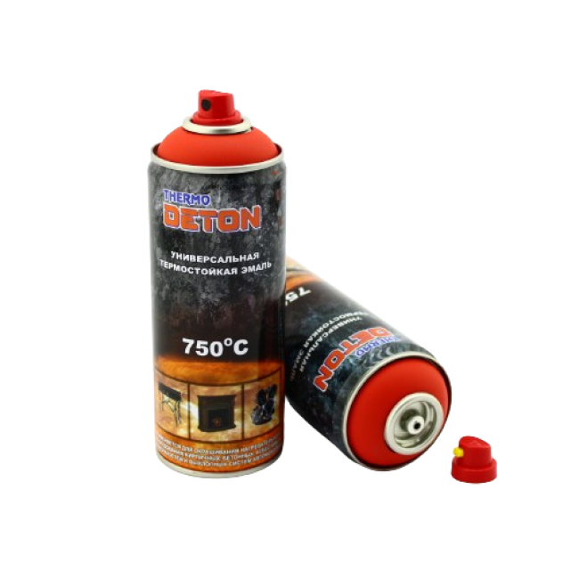 Deton DETON THERMO - Heat-resistant enamel - Red - Aerosol, 520 ml DTN-A70788 – buy online | carpaint.kz