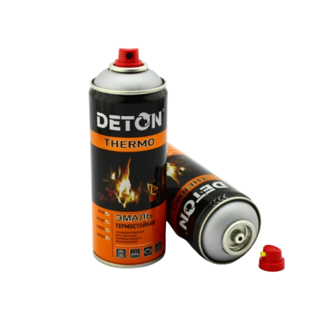 Deton DETON THERMO - Heat-resistant enamel - Red - Aerosol, 520 ml DTN-A70788 – buy online | carpaint.kz