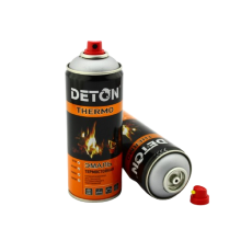 DETON THERMO - Heat-resistant enamel - Silver - Aerosol, 520 ml