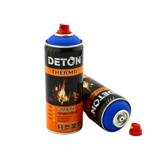Deton DETON THERMO - Heat-resistant enamel - Blue - Aerosol, 520 ml DTN-A70782 – buy online | carpaint.kz