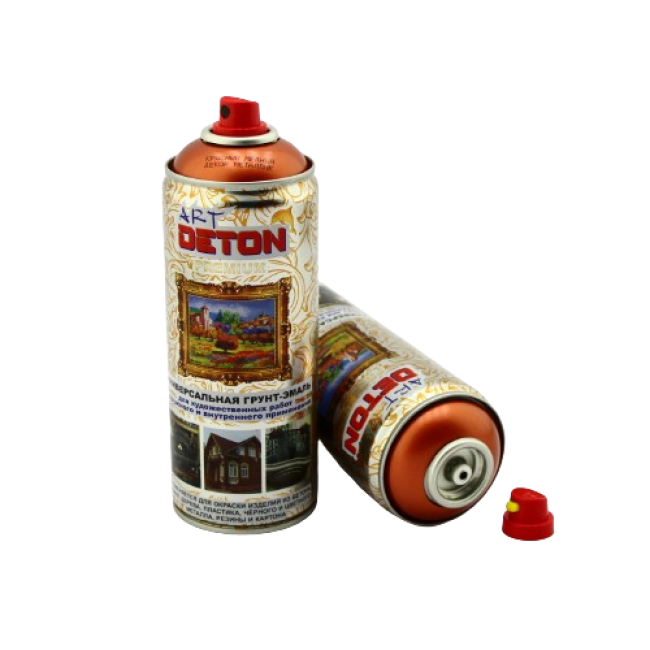 Deton DETON ART - Metallic enamel - Red copper Decor - Aerosol, 520 ml DTN-A70280 – buy online | carpaint.kz
