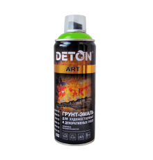 Primer-enamel for artistic and decorative works DETON ART, Green apple, aerosol 520 ml