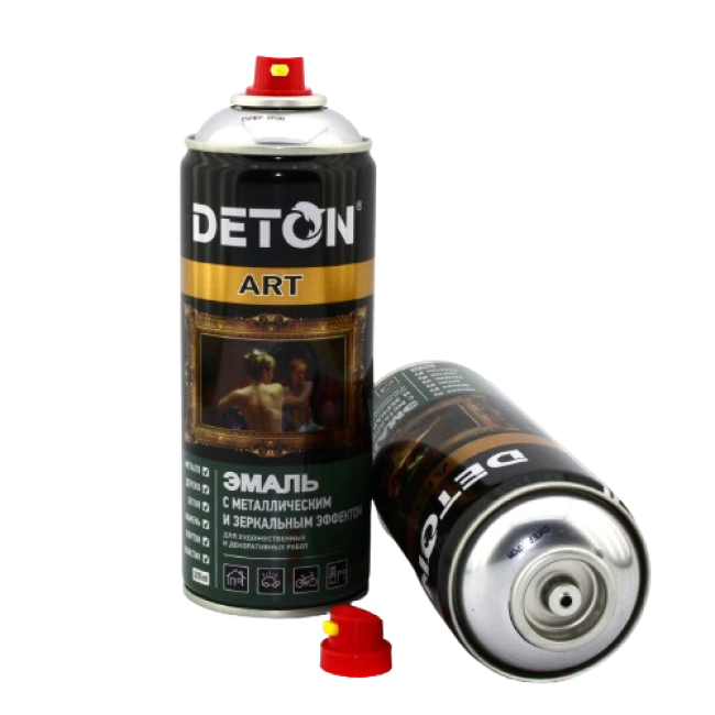 Deton DETON ART - Metallic enamel - Super Chrome - Aerosol, 520 ml DTN-A70663 – buy online | carpaint.kz