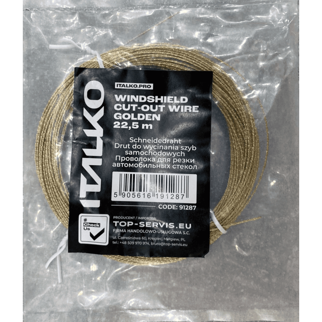 Braided string for cutting windshield 0.75 mm. x22.5 m 91287 – buy online | carpaint.kz
